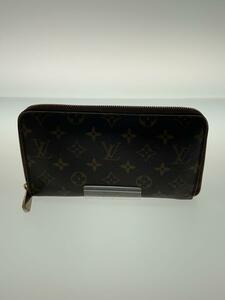 LOUIS VUITTON◆ジッピー・オーガナイザー_モノグラム・キャンバス_BRW/PVC/BRW/メンズ