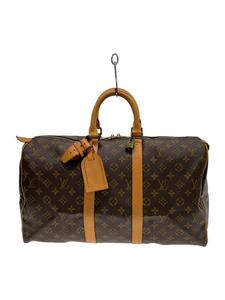 LOUIS VUITTON◆キーポル45_モノグラム・キャンバス_BRW/PVC/BRW