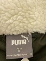 PUMA◆フリースジャケット/XL/ポリエステル/WHT/587597-02_画像3