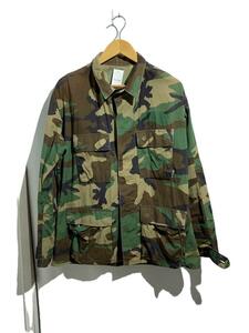 US.ARMY◆87年製/RIPSTOP BDU SHIRTS/長袖シャツ/-/コットン/KHK/カモフラ