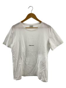 SAINT LAURENT◆Tシャツ/L/コットン/WHT