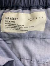 HARVESTY◆ボトム/1/コットン/NVY/無地/A11709-33_画像4