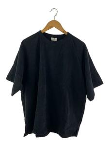 URU◆CREW NECK S/S TEE/Tシャツ/FREE/コットン/BLK/無地/21SIT02