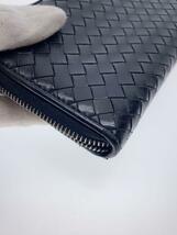 BOTTEGA VENETA◆長財布/レザー/BLK/無地/レディース_画像7