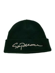 Supreme◆ニットキャップ/-/アクリル/GRN/無地/メンズ