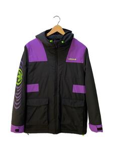 adidas◆GRAPHIC PD JACKET/中綿/ダウンジャケット/M/ポリエステル/BLK/GJ6721