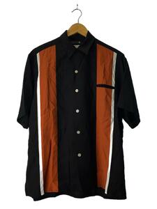 WACKO MARIA* short sleeves shirt /S/-/BLK/ stripe /×MINEDENIM