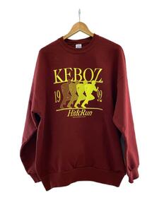 Keboz◆1992 HIT&RUN/KEBOZ BASEBALL CLUB/スウェット/L/コットン/ボルドー