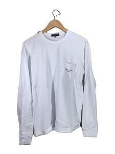 COMME des GARCONS HOMME◆長袖Tシャツ/XL/コットン/WHT/HL-T010