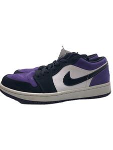 NIKE◆AIR JORDAN 1 LOW/エアジョーダンロー/ホワイト/553558-125/27cm/PUP