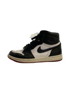 NIKE◆AIR JORDAN 1 RETRO HIGH OG/エアジョーダン1レトロハイ/ブラック/555088-062/