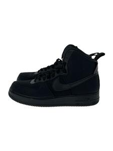 NIKE◆AIR FORCE 1 HIGH 07 CANVAS/エアフォースハイ/ブラック/AH6768-001/27cm/BL//