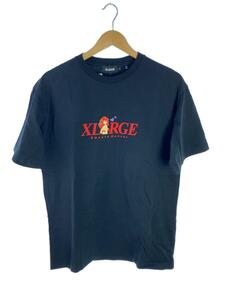 X-LARGE◆S/S TEE SMOOTH DANCER /Tシャツ/L/コットン/ブラック/101212011021