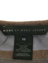 MARC BY MARC JACOBS◆半袖ワンピース/XS/コットン/ネイビー/ボーダー_画像3