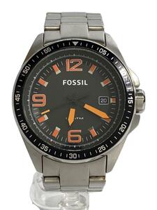 FOSSIL◆クォーツ腕時計/アナログ/ステンレス/BLK/SLV/AM-4359