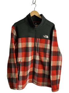 THE NORTH FACE◆ジャケット/XL/ポリエステル/RED/チェック/721509