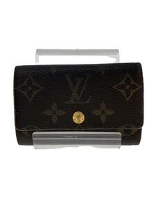 LOUIS VUITTON◆ミュルティクレ6_モノグラム_BRW/PVC/BRW/モノグラム/メンズ/キーケース