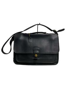 COACH◆角スレ有/OLD/オールド/ショルダーバッグ/レザー/BLK/29330//