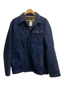 HOUSTON◆×Denime/A-2 DENIM DECK JACKETデッキジャケット/42/デニム/IDG/50806//