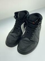 NIKE◆AIR JORDAN 1 MID/エアジョーダンミッド/ブラック/554724-034/26.5cm/BLK//_画像2