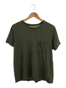 BROWN by 2-tacs◆BAA#1 POCKET/半袖Tシャツ/L/ウール/KHK/カーキ//