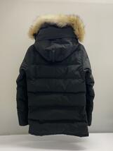 CANADA GOOSE◆Carson Parka Heritage Fusion/ダウンジャケット/S/ポリエステル/BLK/3805MA_画像2