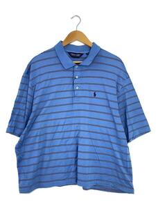 POLO GOLF◆ポロシャツ/XXL/コットン/BLU//