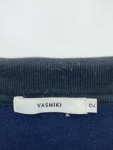 YASHIKI◆ポロシャツ/2/コットン/NVY/無地/YSK-20SS-KN09//_画像3