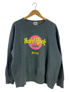 HARD ROCK◆90s/ROME/スウェット/XL/コットン/GRY//