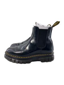 Dr.Martens◆サイドゴアブーツ/UK8/BLK/レザー/27834001//