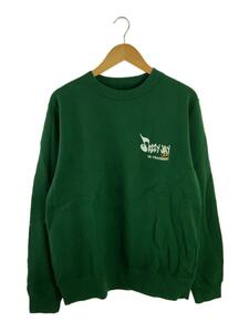 uniform experiment◆JAZZY JAY/JAZZY 5 CREWNECK SWEATスウェット/3/コットン/グリーン/UE-230002