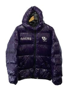 AAPE BY A BATHING APE◆ダウンジャケット/L/ポリエステル/PUP/無地/AAPJKM7570XXJ