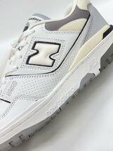 NEW BALANCE◆ローカットスニーカー/25.5cm/GRY/レザー/bb550pwa_画像9