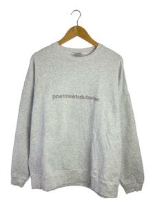 POET MEETS DUBWISE◆スウェット/XL/コットン/GRY