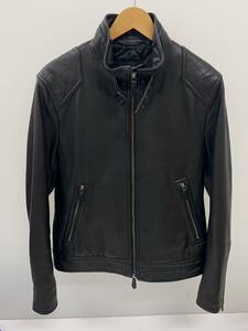 BURBERRY BLACK LABEL◆レザージャケット・ブルゾン/M/牛革/BLK/D1F13-212-09