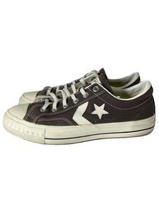 CONVERSE◆ローカットスニーカー/25.5cm/BRW/キャンバス/1cl601