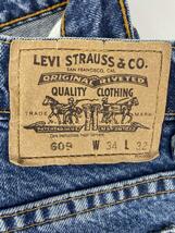 Levi’s◆ボトム/34/コットン/インディゴ/無地/609-04-07/ストレートデニム_画像4