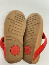 fitflop◆サンダル/US7/RED_画像4
