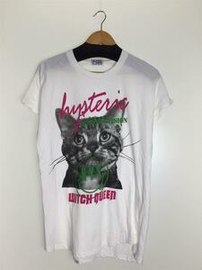 HYSTERIC GLAMOUR◆Tシャツ/FREE/コットン/WHT/プリント/01212ct06/THE WITCH QUEEN