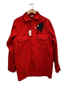 BOY SCOUTS OF AMERICA◆60s/CPOジャケット/OFFICIAL JACKET/シャツ/40/ウール/レッド