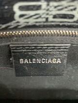 BALENCIAGA◆モノグラムトートバッグ/PVC/ブラック/総柄/702698_画像5