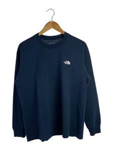 THE NORTH FACE◆L/S BACK SQUARE LOGO TEE_ロングスリーブバックスクエアロゴティー/L/ポリエステル/N