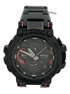 CASIO◆ソーラー腕時計・G-SHOCK/アナログ/RED/BLK