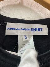 COMME des GARCONS SHIRT◆19AW/長袖Tシャツ/XS/コットン/BLK/W27110_画像3