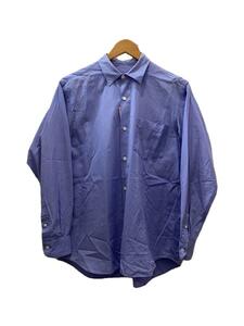 COMOLI◆16SS/コモリシャツ/長袖シャツ/1/コットン/BLU/I01-02001