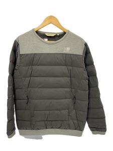 KARRIMOR◆indie down pullover/ダウン切替/スウェット/L/ポリエステル/GRY/3D14UAI1