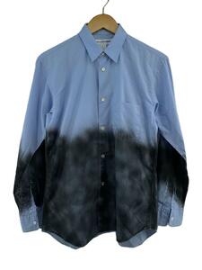 COMME des GARCONS SHIRT◆長袖シャツ/XS/コットン/BLU/W23086