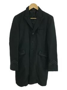 BLACK COMME des GARCONS◆コート/S/ポリエステル/BLK/1S-J006