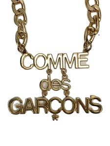 COMME des GARCONS◆ノベルティロゴチェーンネックレス/GLD/メンズ/2015FNO