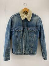 Levi’s Vintage Clothing◆Gジャン/ボアジャケット/S/コットン/IDG/72587-0004/ビッグE/復刻_画像1